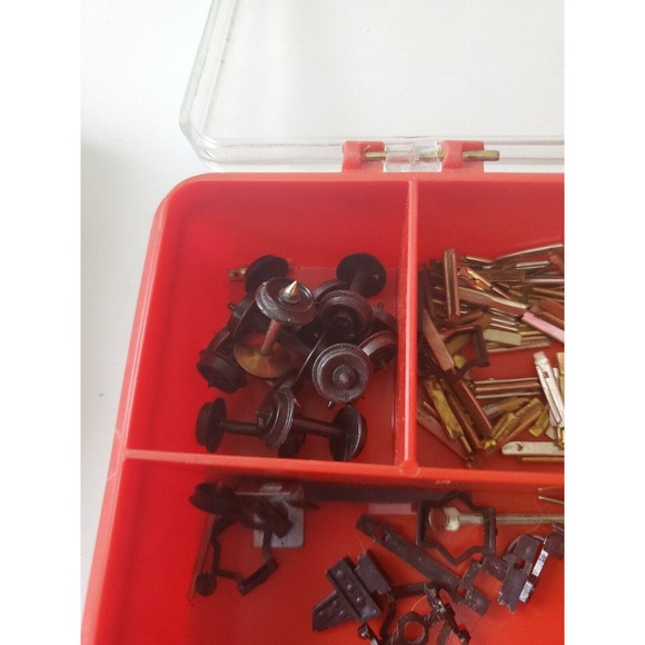 Mini Train Toy Accessories Cows Pigs People Screws Wheels - Picture 2 of 11